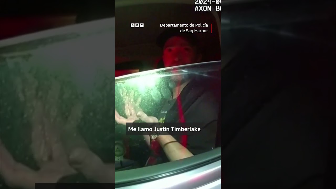 Publican el video del arresto de Justin Timberlake mientras conduc&iacute;a ebrio #shorts