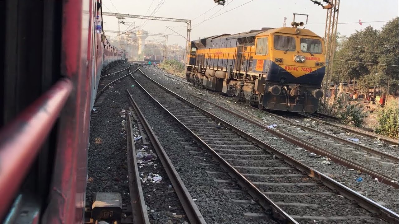 Mumbai To Rajkot Full Journey Onboard Bandra T Veraval Express | Electric+Diesel |