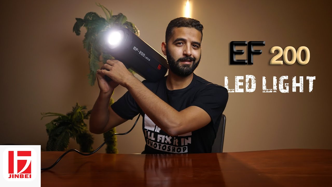JINBEI EF 200  II افضل هيد اضاءه مستمره لتصوير الفيديوهات