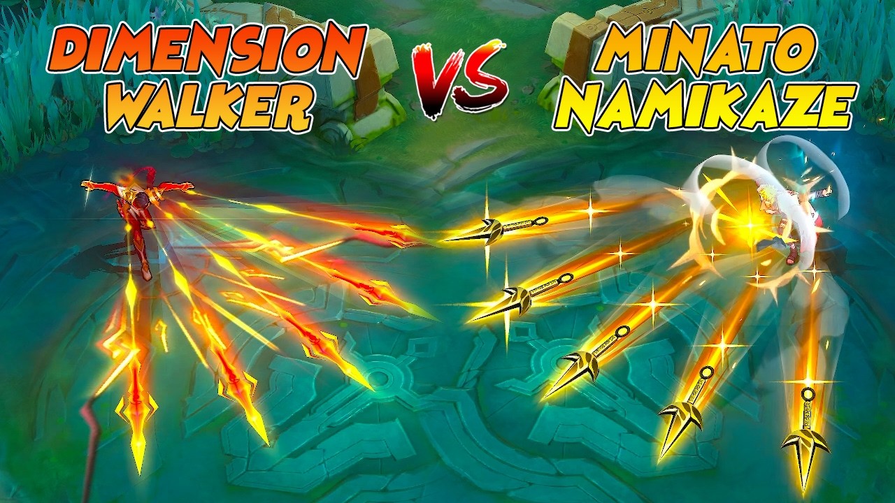 Gusion Minato Namikaze VS Dimension Walker Skin Comparison