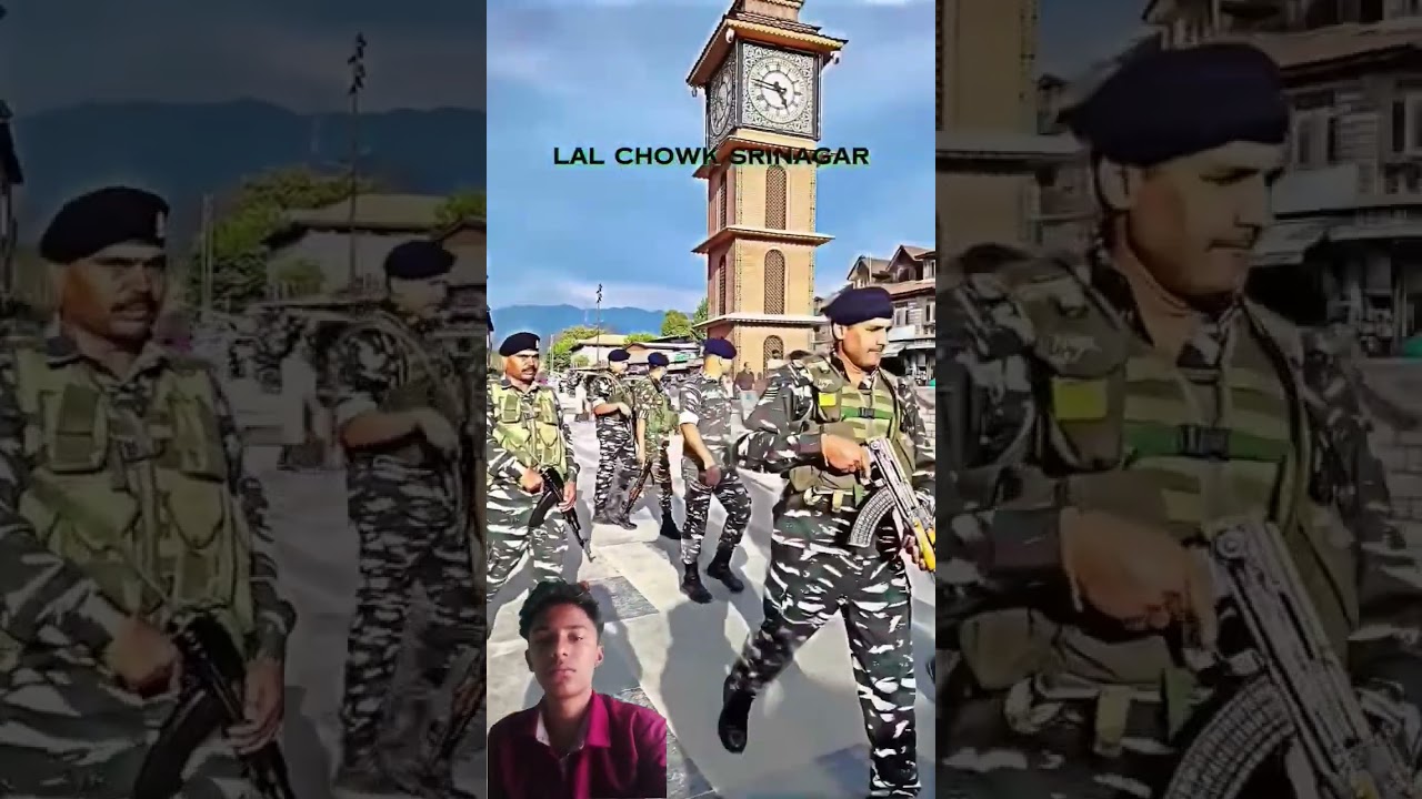 CRPF soldiers drill at Lal Chowk Srinagar&nbsp;#CRPF&nbsp;#indianarmy&nbsp;#armylover&nbsp;#bsf&nbsp;#kashmir&nbsp;#armystatus