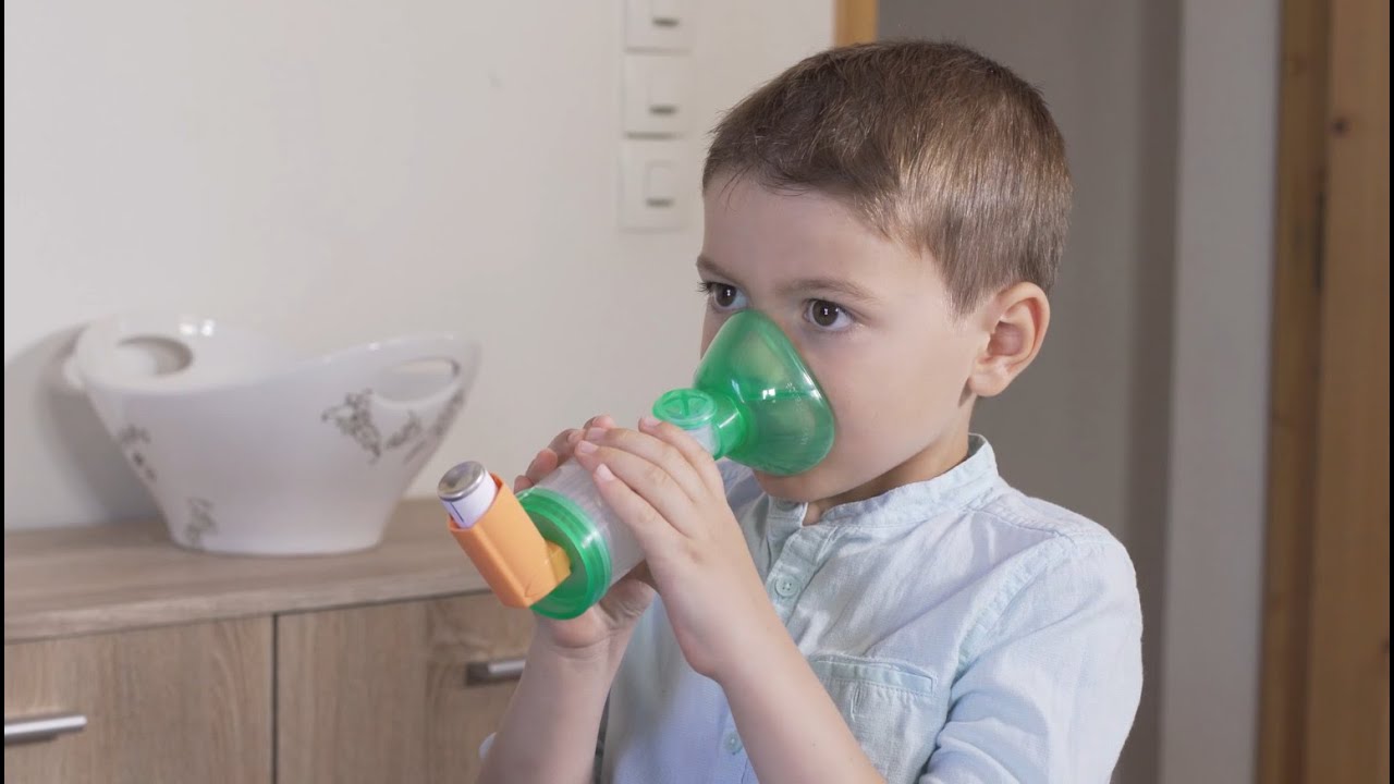 How to use the valved holding chamber TipsHaler® with pediatric mask OrHal® ?