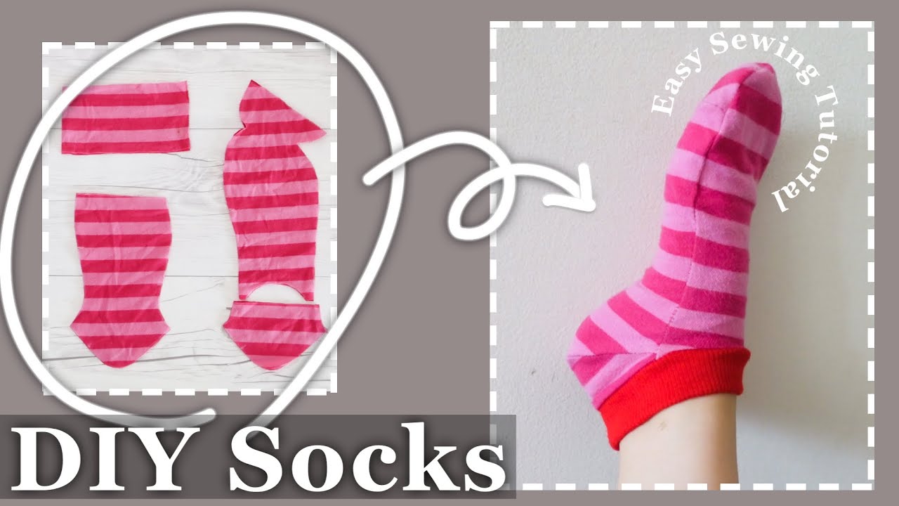 How to Sew Ankle Socks 【Free Pattern Download】