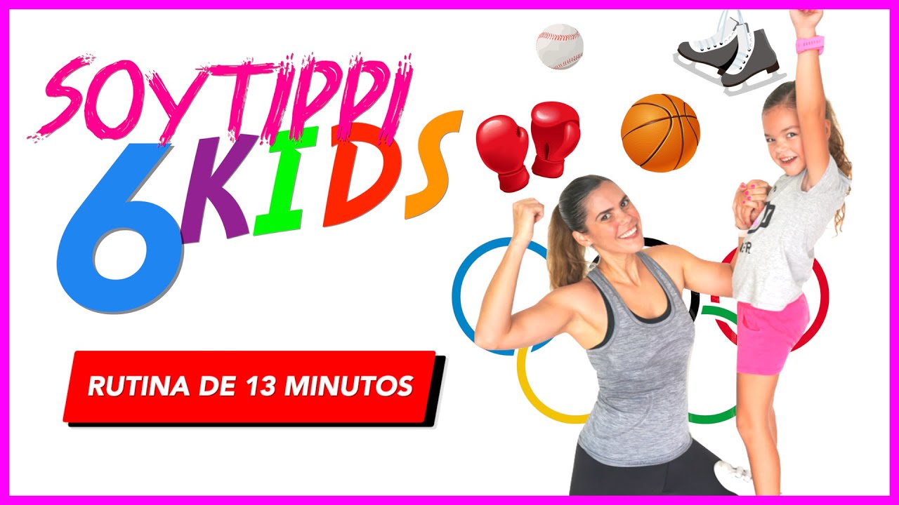 ¡SoyTippi Kids 6! Ejercicios para hacer con NIÑOS en casa. Rutina súper divertida de 13 minutos.