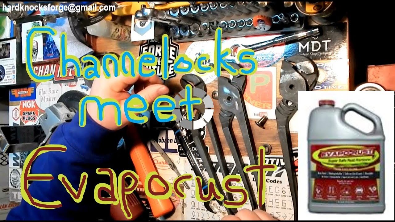 Restoring old Channellocks with Evaporust
