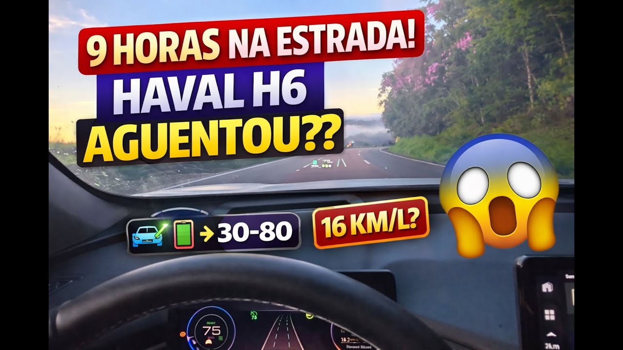 DIRIGI 700KM E DESCOBRI: O ADAS do Haval H6 é Melhor que Tiggo e BYD? | RIO / Curitiba | EP.03