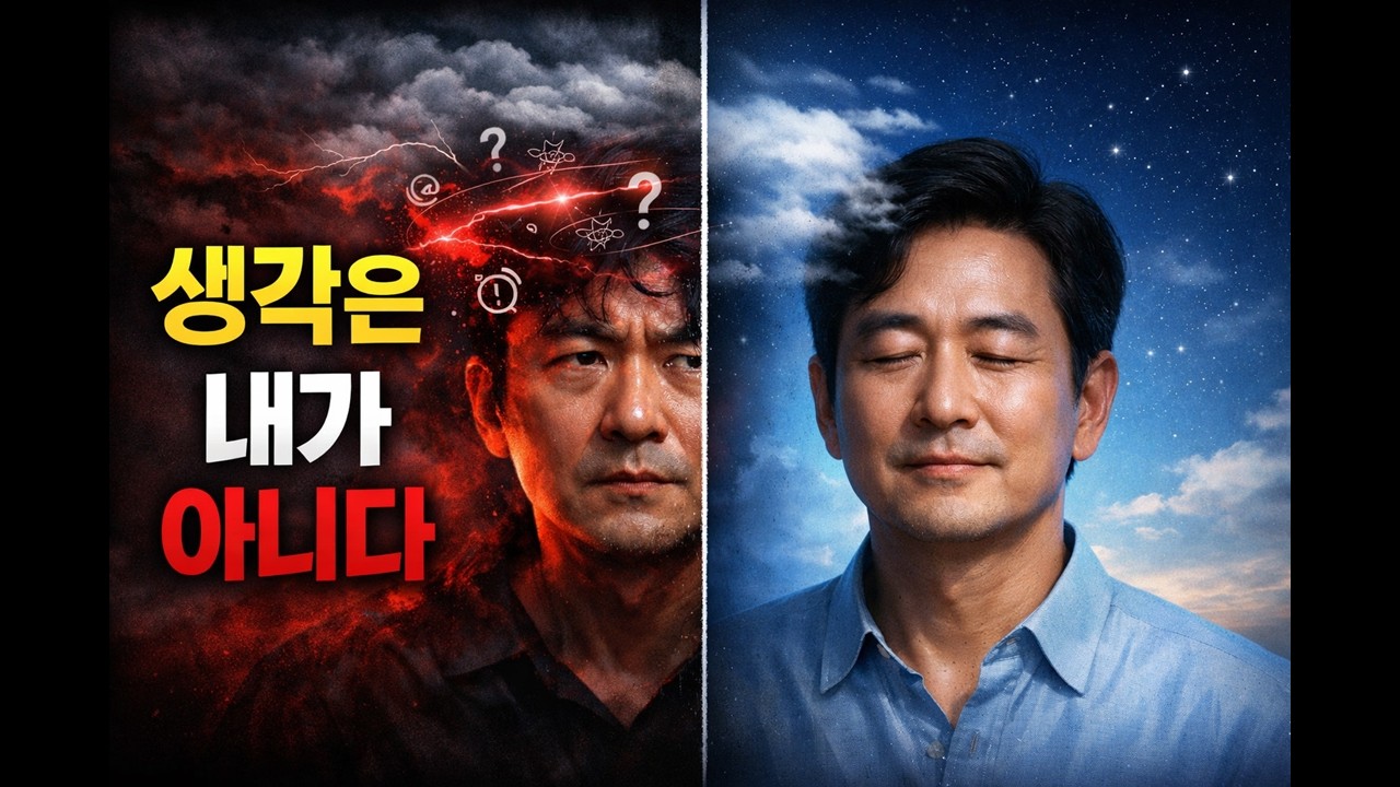 생각은 내가 아니다. 이걸 깨닫는 순간 인생이 달라집니다.