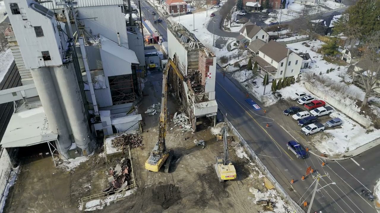End Of An Era Demolition of Purina Plant Part 3 Woodstock Ontario Feb 17 2026