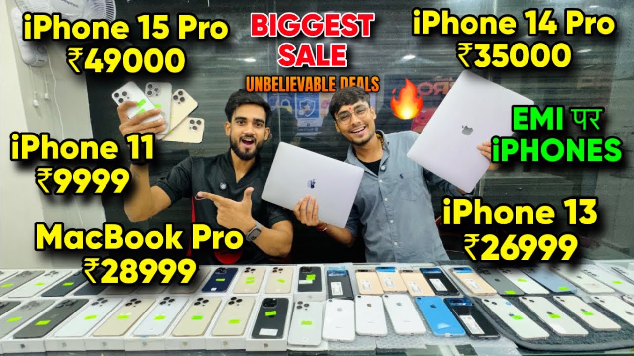Biggest iPhone Sale Ever 🔥| Cheapest iPhone Market  | Second Hand Mobile  iPhone 17 iphone16 Pro 