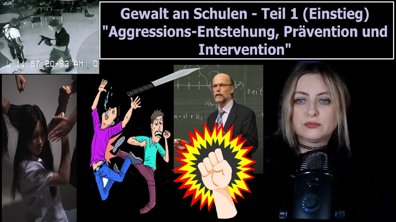 Gewalt an Schulen Teil1 (Einstieg) – Aggressions-Entstehung, Präventions- und Interventionsmaßnahmen