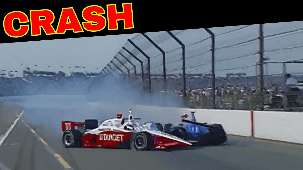 2004 Indianapolis 500 - Crash Between Darren Manning, Greg Ray, and Sam Hornish JR.