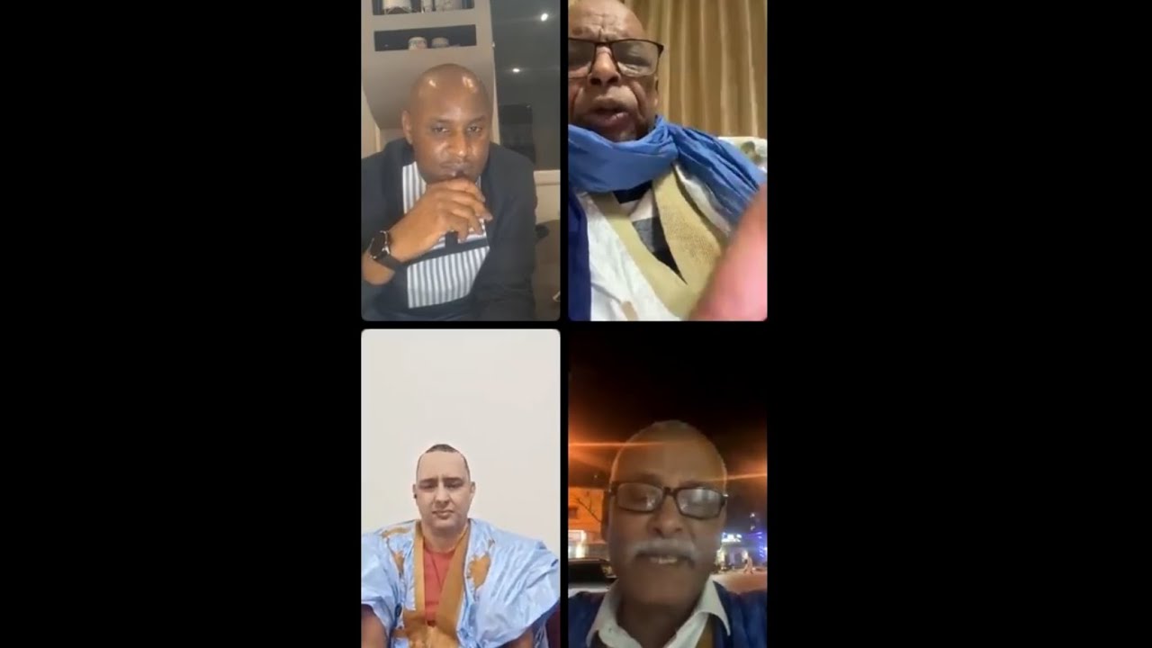 با آدما في لقاء مع محمد ولد أمخيطير وعدة مدونيين لنقاش موضوع الهوية والاطياف الوطنية ...
