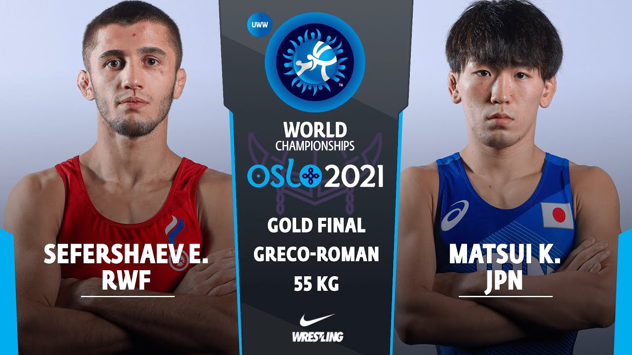 GOLD GR - 55 kg: E. SEFERSHAEV (RWF) v. K. MATSUI (JPN)