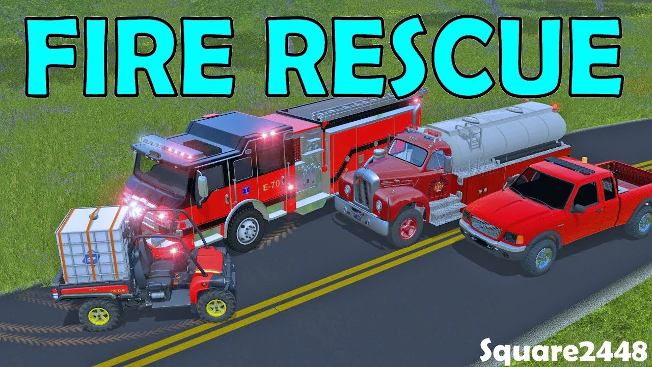 Farming Simulator | Fire Rescue | Tent Fire | Massive Dump Truck On Fire | New Fire Truck