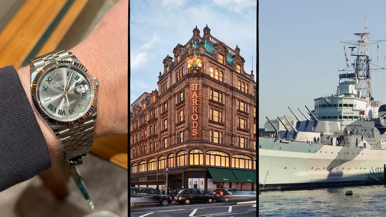 Посещение Rolex в Harrods, HMS Belfast и Mayfair Chippy — поездка в Лондон, эпизод 6
