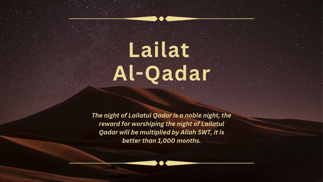 Shab-e-Qadr &ndash; The Night of Blessings & Mercy 🌙✨