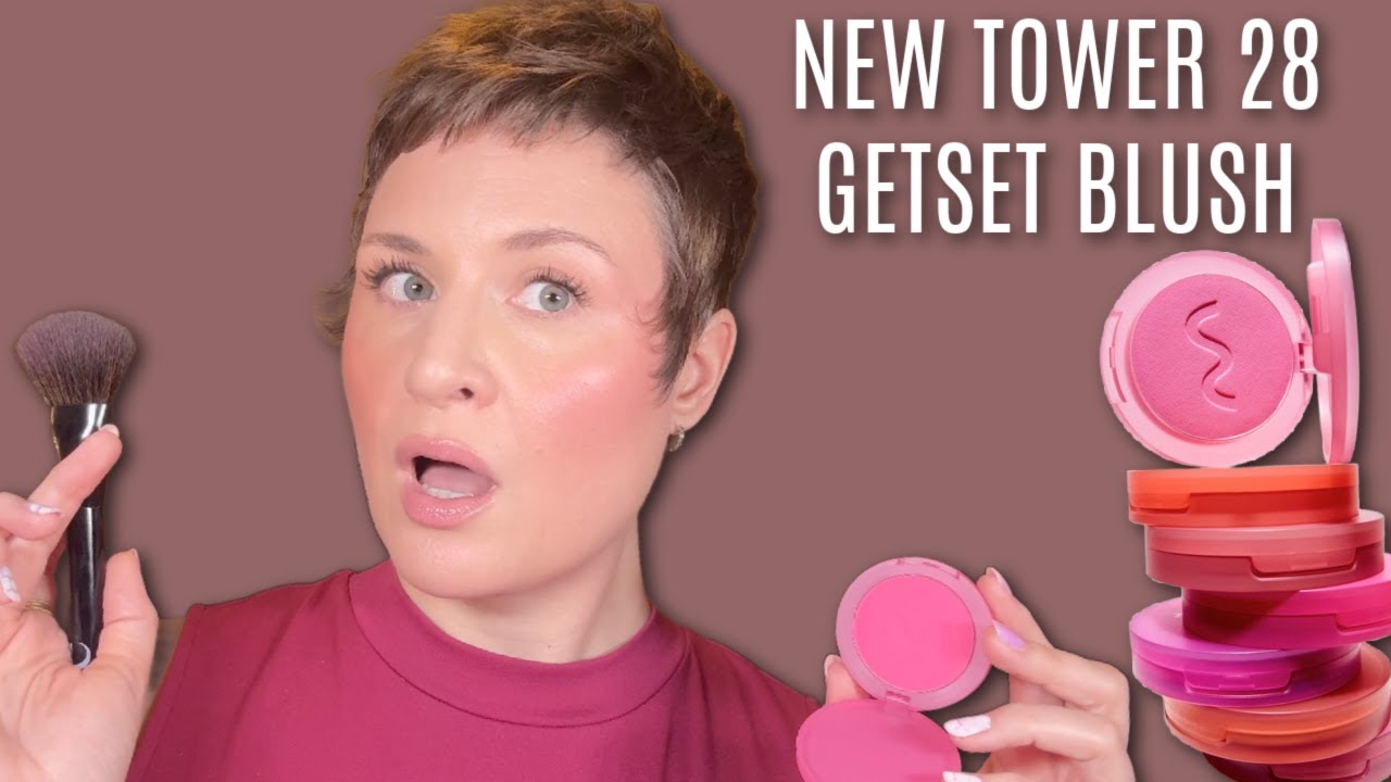 THE NEW TOWER 28 GETSET POWDER BLUSH | FULL REVIEW AND TRY-ON