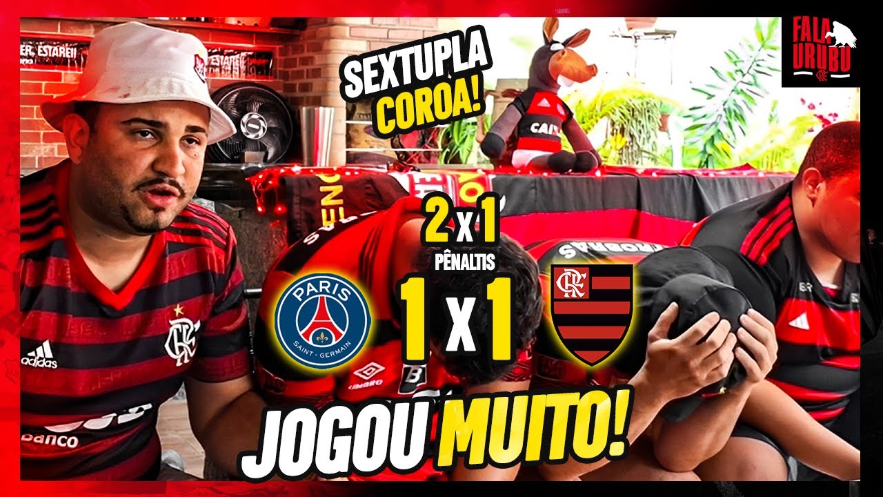 REACT PSG 1X1 P(2X1) FLAMENGO! MENGÃO LUTA MUITO,MAS INFELIZMENTE NÃO GANHA O MUNDIAL!
