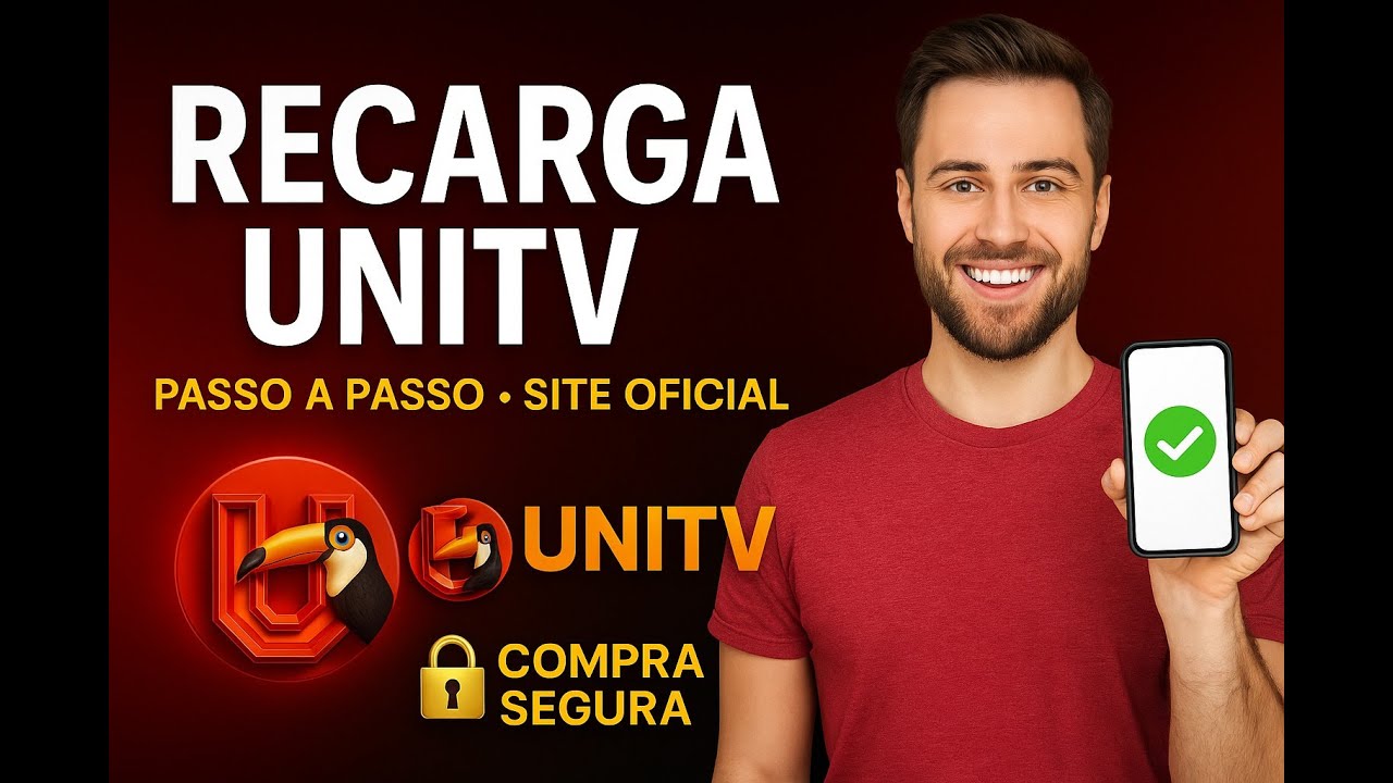 Como Comprar Recarga UNITV no Site Oficial (Passo a Passo Seguro)