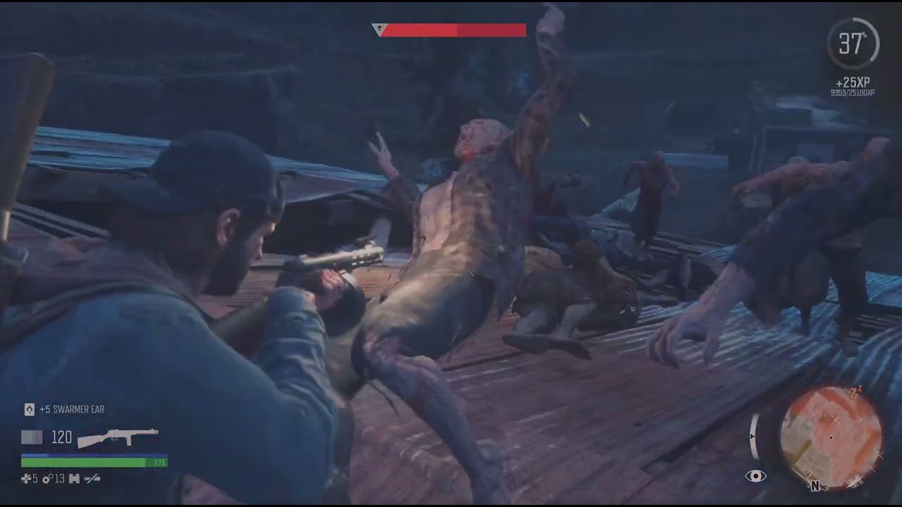 The horde at the sawmill. Days Gone: Remastered episode 38 (PS5)
