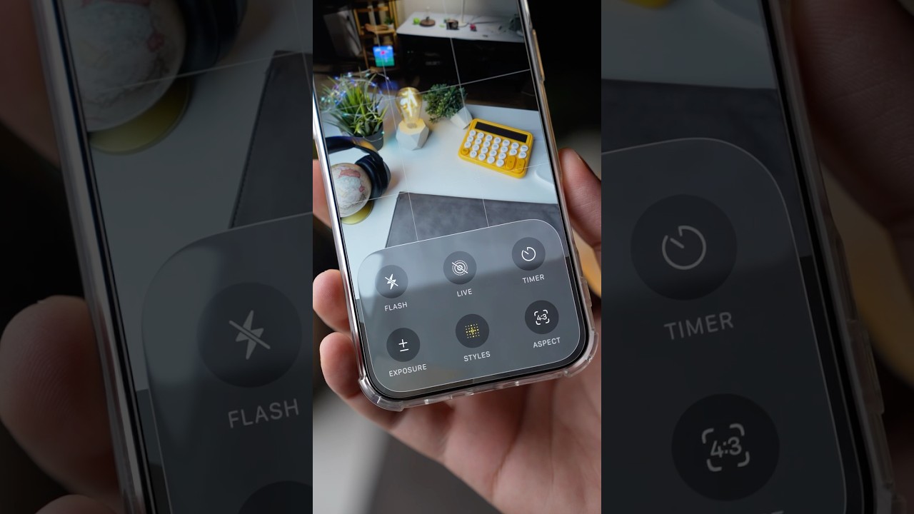 iOS 26 Liquid Glass Camera App