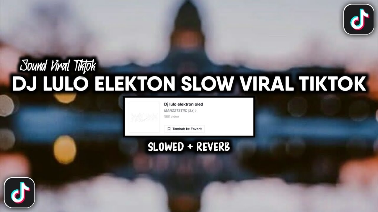 DJ LULO ELEKTRON X BANG JALI SLOW VIRAL TIKTOK YANG KALIAN CARI (SLOWED + REVERB)