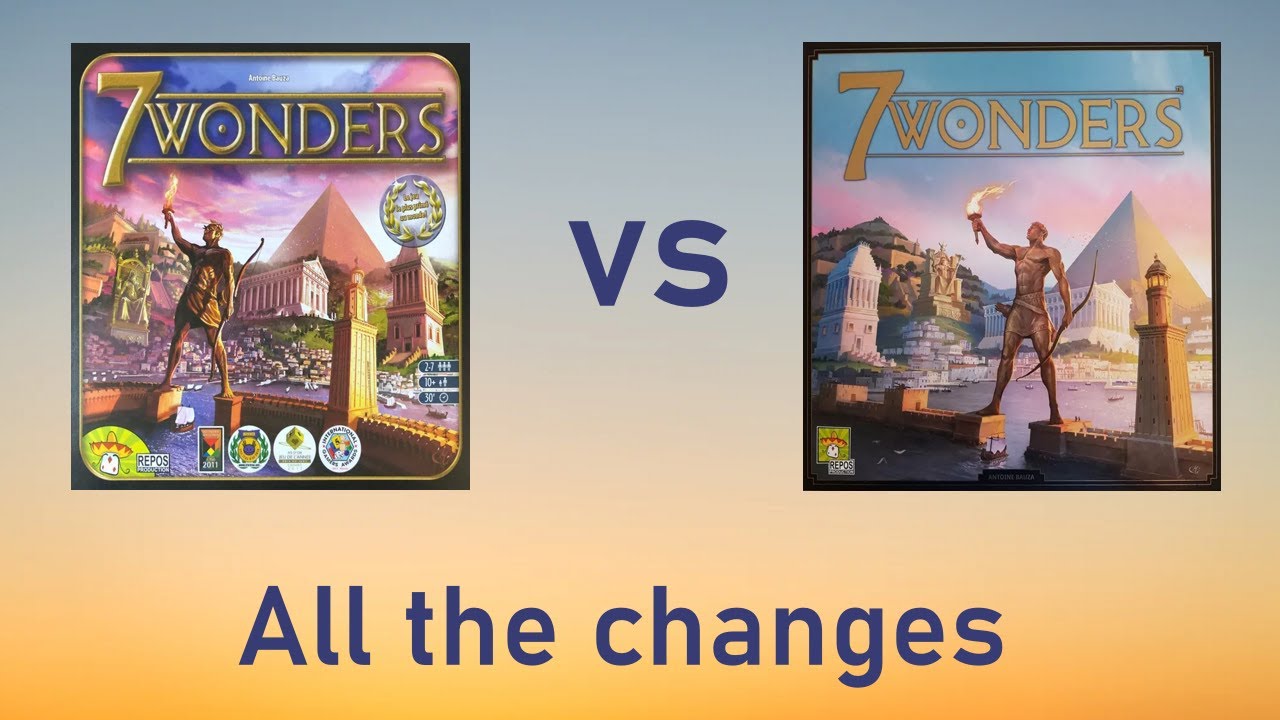 New edition  of 7 Wonders all the changes