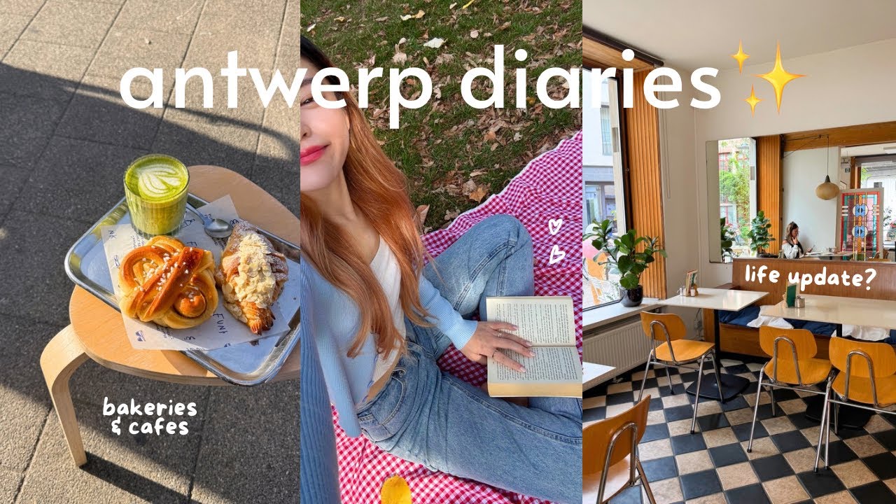 жизнь в Антверпене 🍂 давайте наверстаем упущенное 🧸 уютные кафе, поездки по поручениям, винтажный...