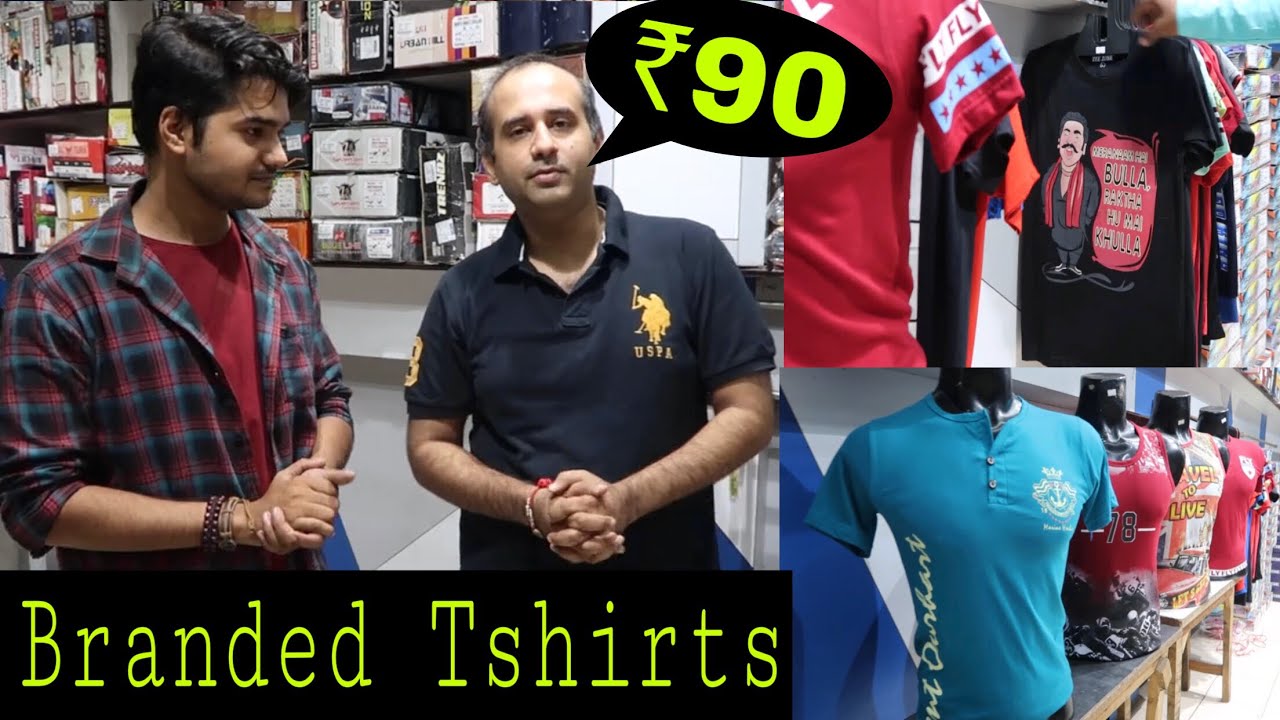 ₹90 में टीशर्ट | BRANDED T-SHIRTS BETTER THAN LUDHIYANA & TRIPUR CHEAPEST TSHIRTS MAHAVEER GALI