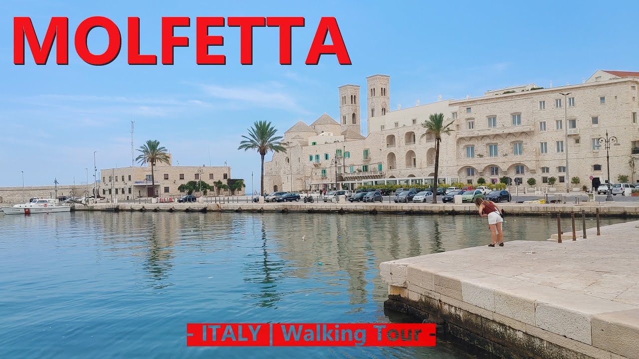 Apulia: Molfetta klasycznie lecz inaczej. | Walking Tour | ITALY 🇮🇹 | 4K60fps