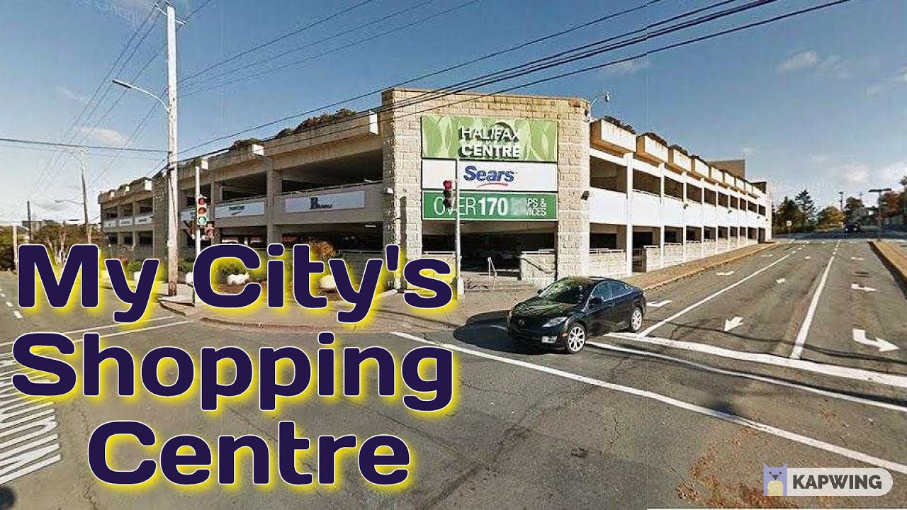 Driving around the Halifax Shopping Centre