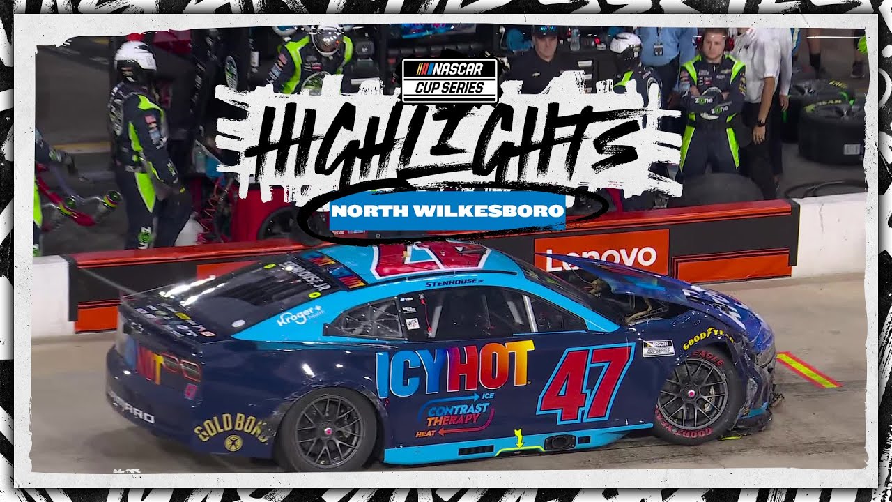 Mad Drivers! Ricky Stenhouse Jr. parked in Kyle Busch's pit box after wreck