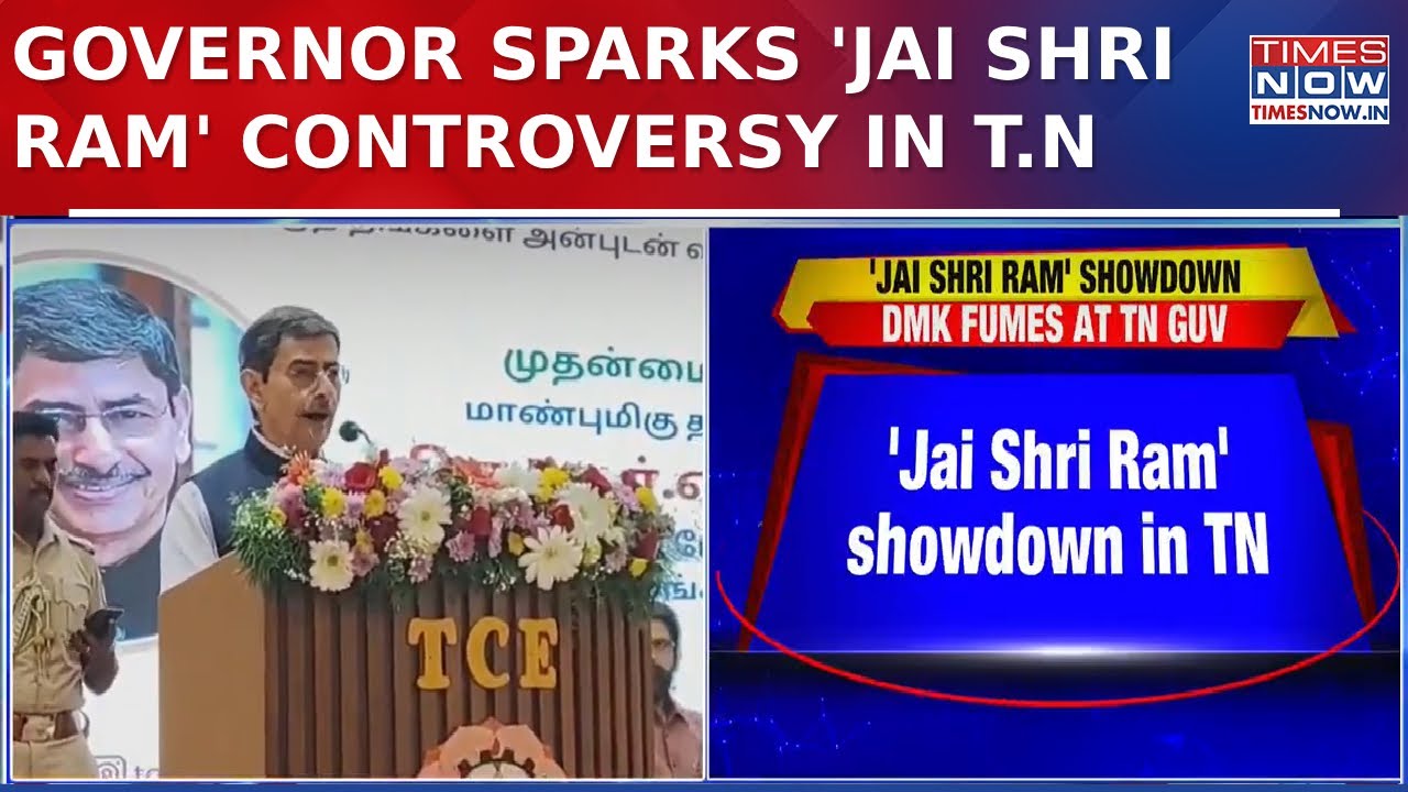 Governor RN Ravi Sparks Controversy In Tamil Nadu by Asking Students to Chant 'Jai Shri Ram'