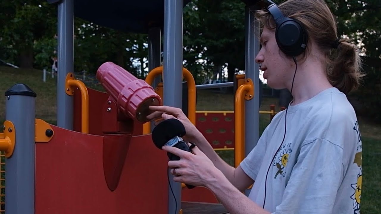 Public ASMR w/@YannicASMR in Playground / Camera Tapping + Concrete Scratching + Tracing