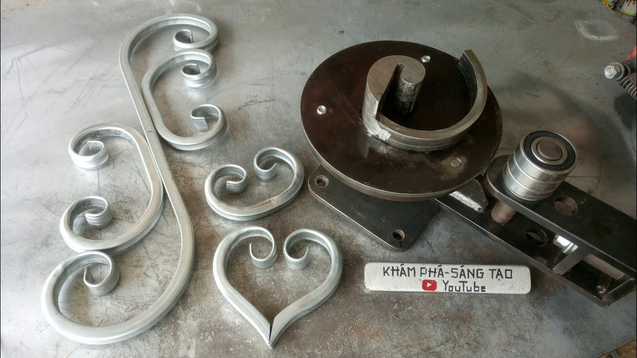 Hướng dẫn chế vam uốn hoa sắt mỹ thuật tuyệt đẹp [part 2]