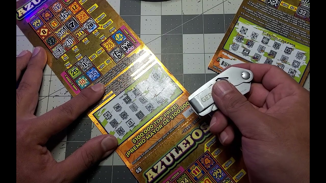 New Texas Lottery Scratcher Azulejos