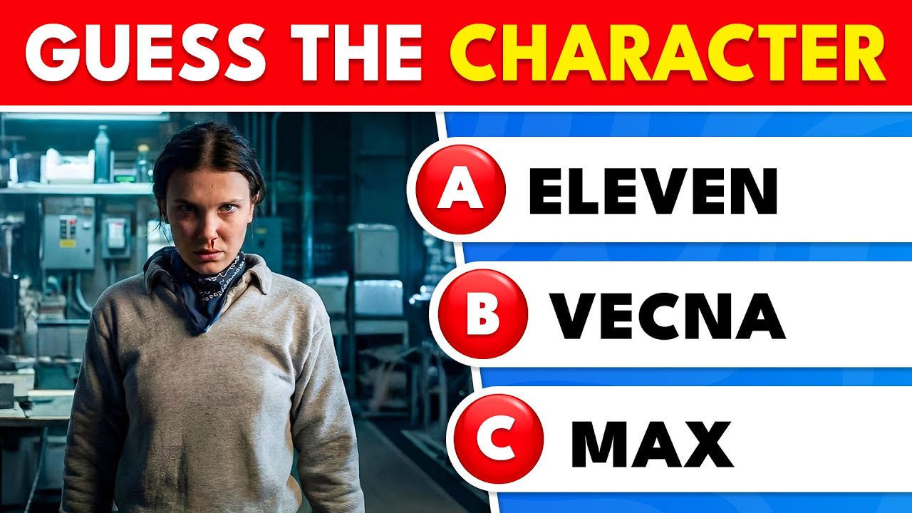 Guess the Stranger Things Character 👹📺 | Eleven, Vecna, Max & More | Knowlio
