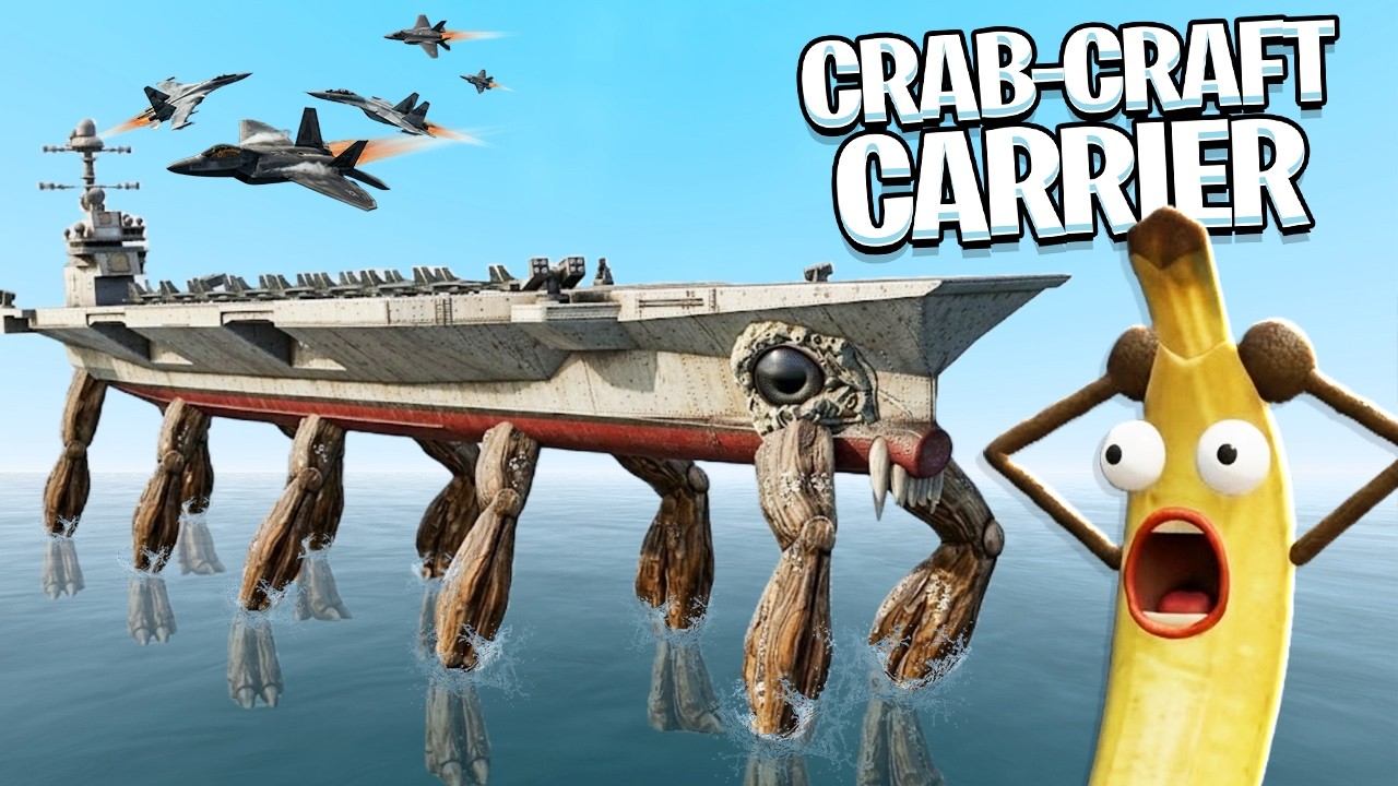 THE CRAB CRAFT CARRIER (Crabtanic Family Mod)