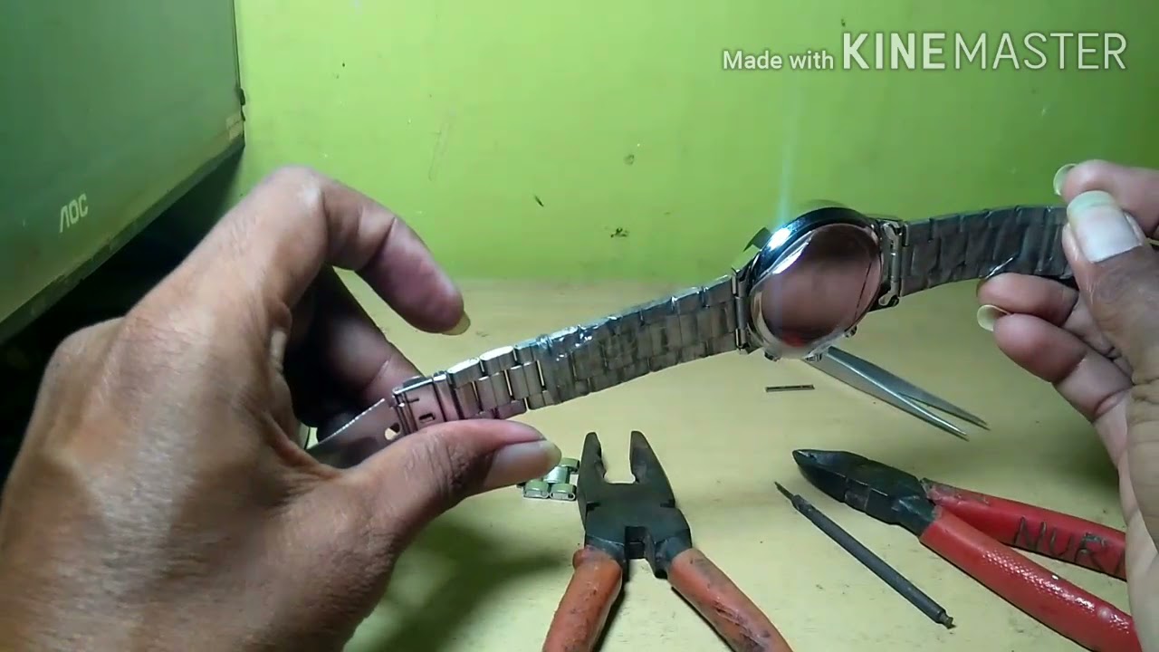 cara mengurangi rantai jam tangan