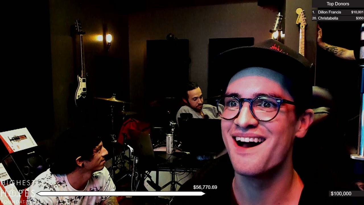 Josh Dun on Brendon Urie's 24 hour Charity Stream
