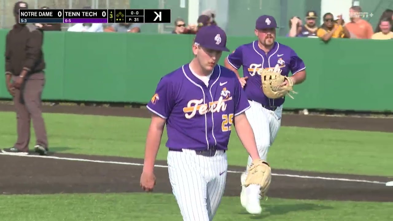 Highlights 3/1/26: Tennessee Tech Baseball Highlights vs Notre Dame