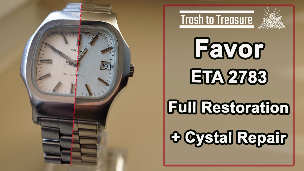 Trash to Treasure Ep02: Full Favor Automatic ETA 2783 Service | Vintage Watch Flip & Restore