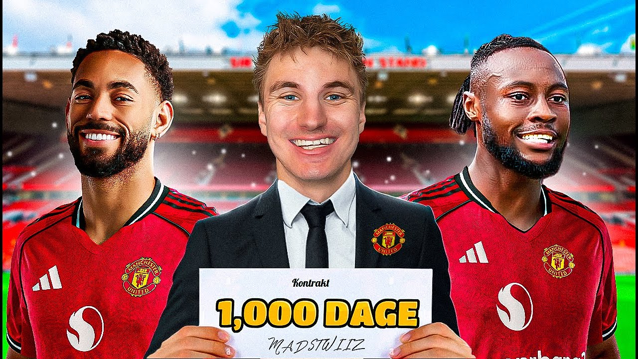 Jeg er Træner for MANCHESTER UNITED i 1,000 Dage!😈