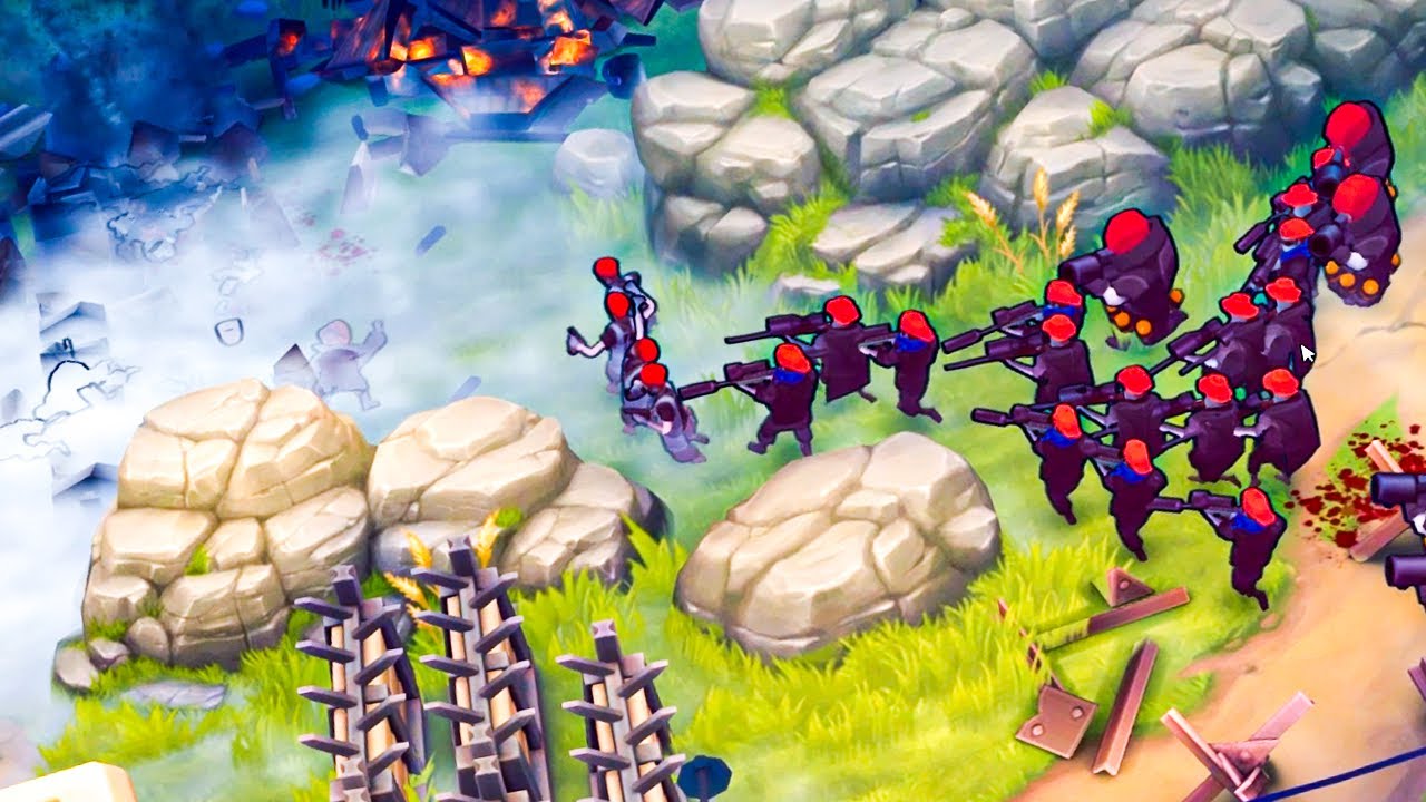 Defending Our Base from a Massive Army in Guns up!