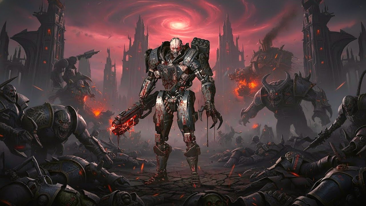 What If Adam Smasher Entered Warhammer 40K?