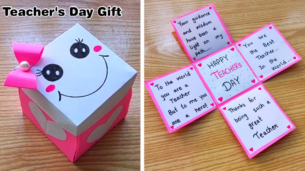 DIY - Teacher's Day Explosion Box | Happy Teacher's Day Gift | Teachers Day Gift Ideas 2025