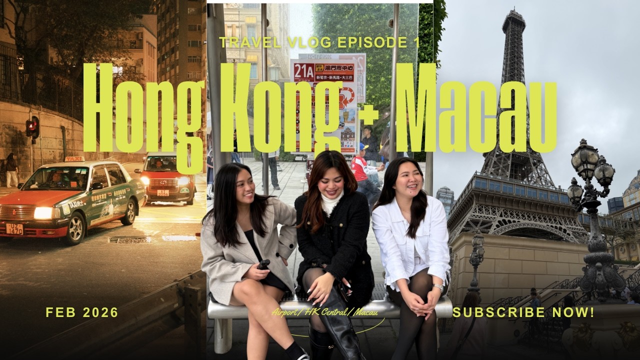 Hong Kong & Macau Vlog | Londoner, Parisian & Venetian + Rainy Senado Square