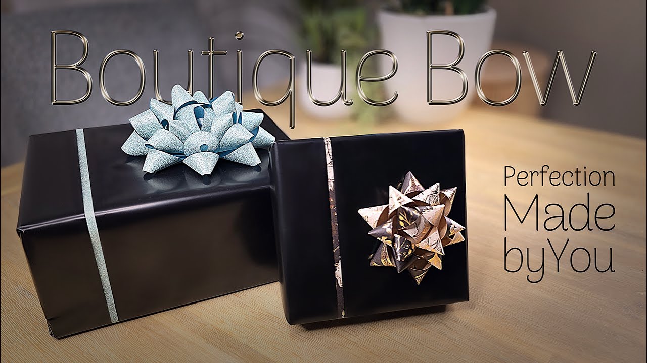 Gift Bow Making Hack - Two Ways For The PERFECT Bow