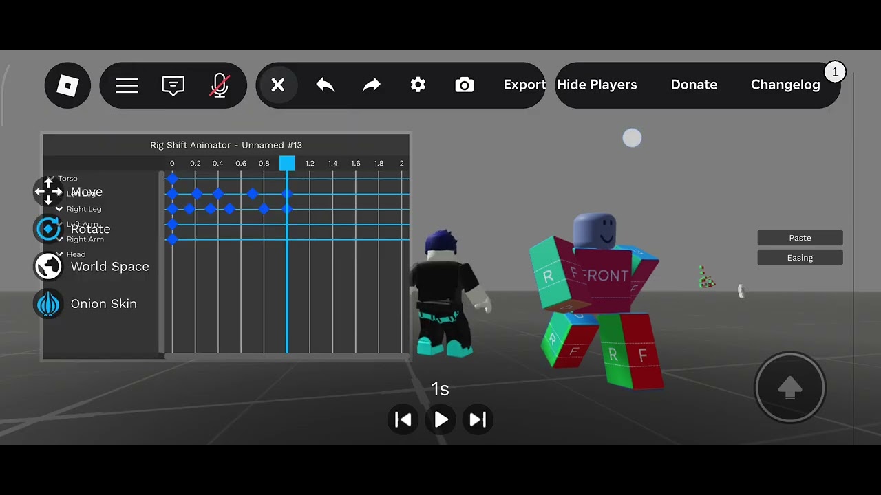 how to make simple walk animation #freeanimate