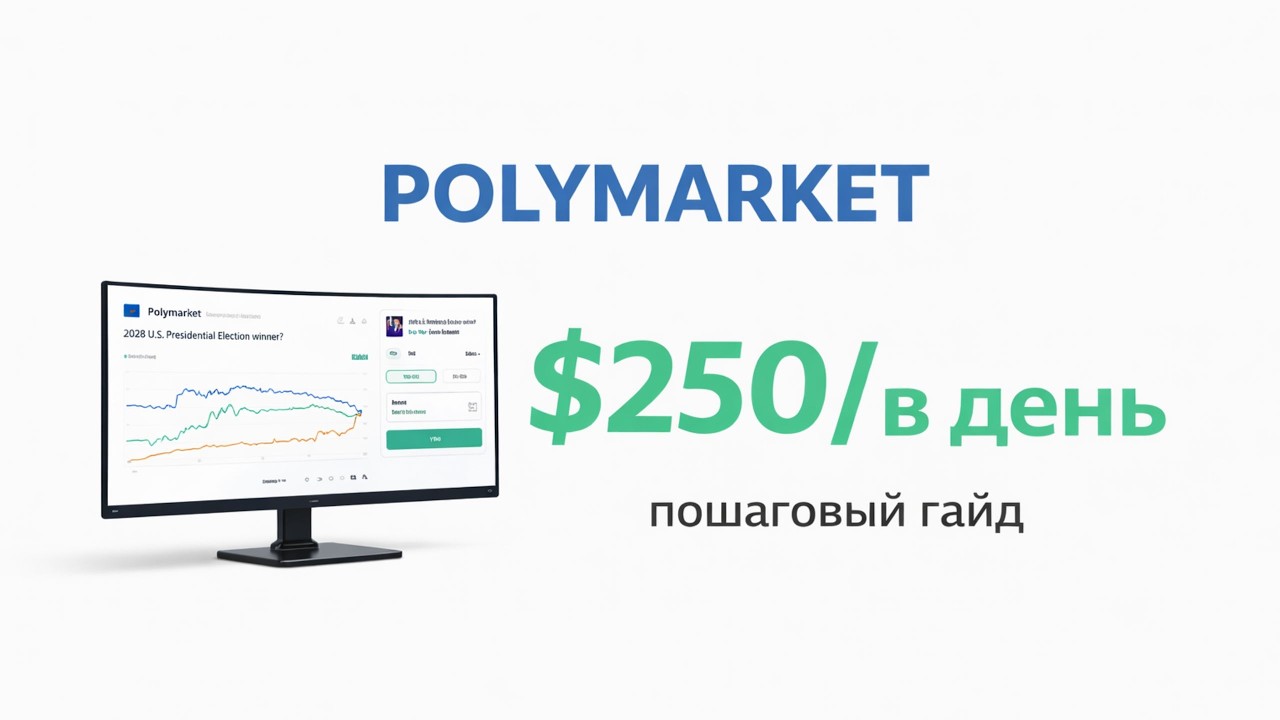 POLYMARKET - КАК ЗАРАБОТАТЬ. ПОШАГОВЫЙ ГАЙД. Стратегия торговли на полимаркете